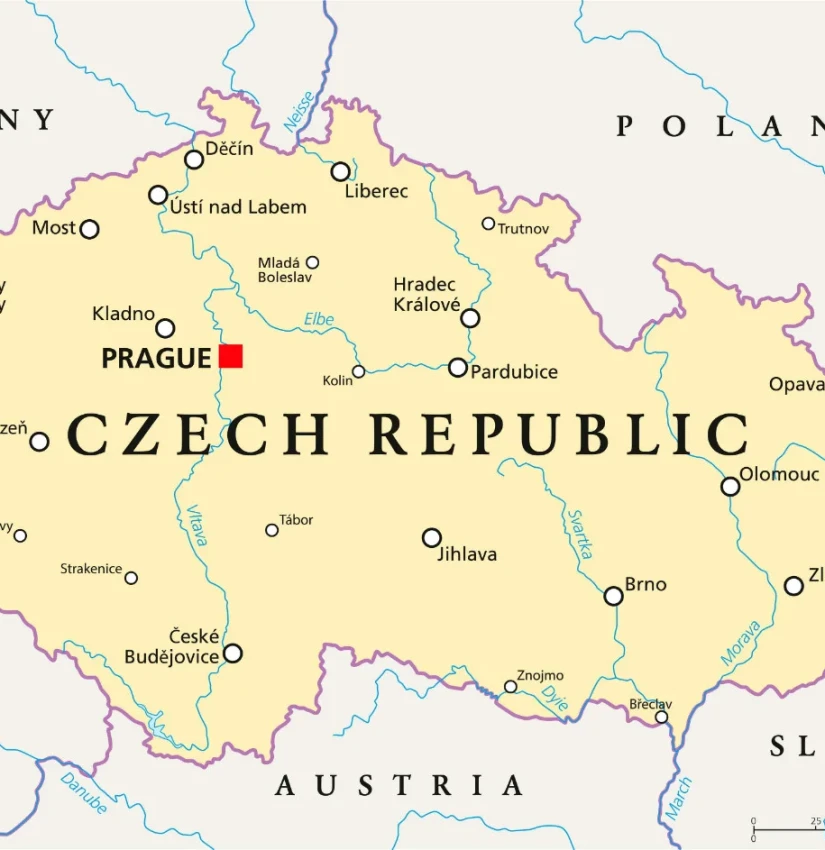 Die Tschechische Republik konnte sich von den Slowaken lösen und ein unabhängiger Staat werden.